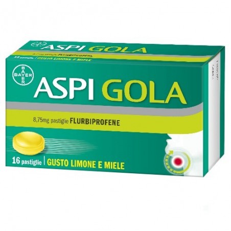 Bayer Aspi Gola 8,75 Mg Pastiglie Gusto Limone E Miele Flurbiprofene