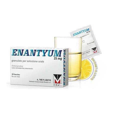 A. Menarini Ind. Farm. Riun. Enantyum 25 Mg Granulato Per Soluzione Orale Dexketoprofene