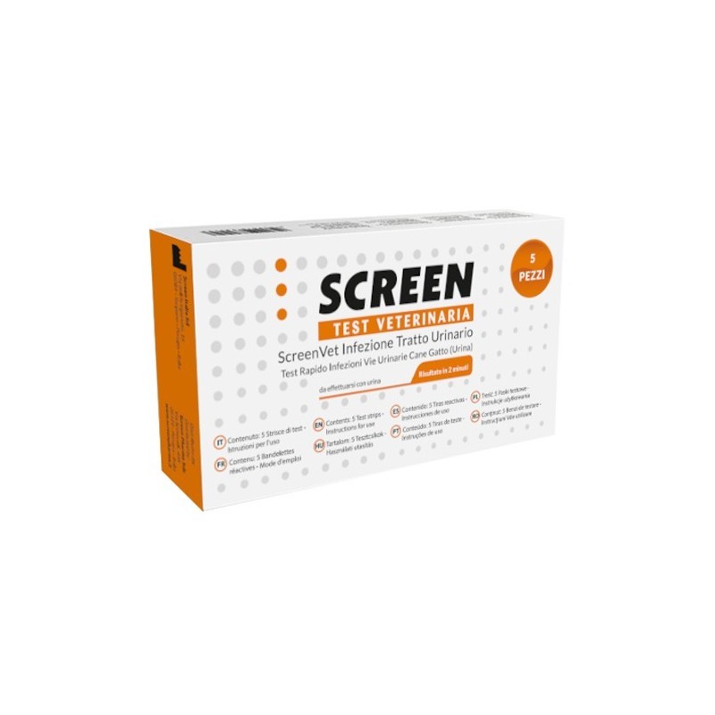 Screen Pharma S Screenvet Test Rapido Infezione Tratto Urinario Cane E Gatto Test Veterinario