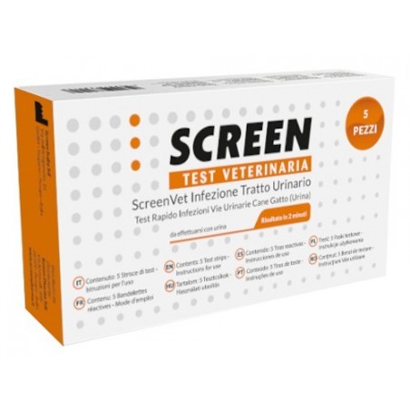 Screen Pharma S Screenvet Test Rapido Infezione Tratto Urinario Cane E Gatto Test Veterinario