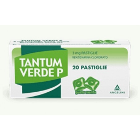 Angelini Tantum Verde Antisettico Pastiglie Gusto Menta Medicinale Equivalente