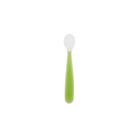 Chicco Cucchiaio Morbido Silicone 6m+ Verde Up