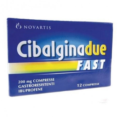 Vemedia Manufacturing B. V. Cibalgina Due Fast 200 Mg Compresse Gastroresistenti Ibuprofene