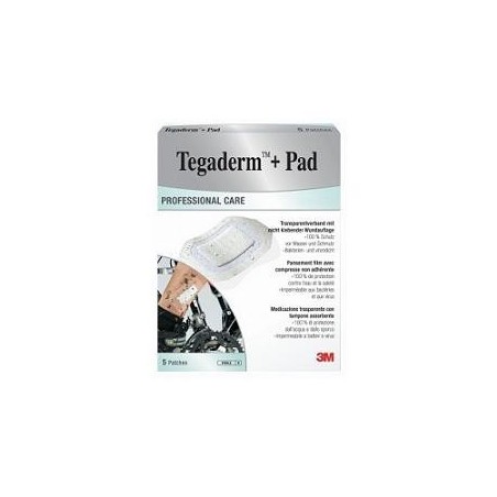 3m Italia Cerotto Tegaderm Pad 6x10cm 5pezzi