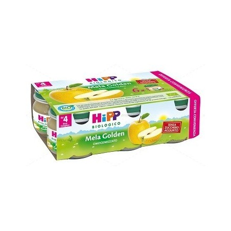 Hipp Italia Hipp Bio Omogeneizzato Mela Golden 6x80 G