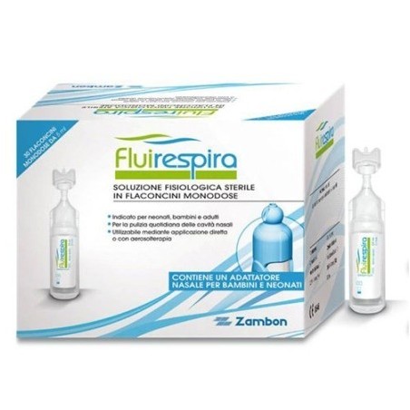 Zambon Italia Fluirespira Soluzione Fisiologica Sterile 30 Flaconcini Monodose Da 5ml