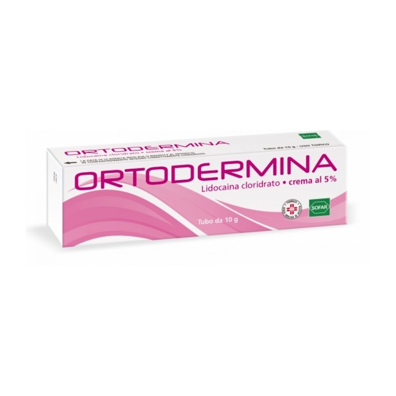 Alfasigma Ortodermina Crema Al 5%  Lidocaina Cloridrato