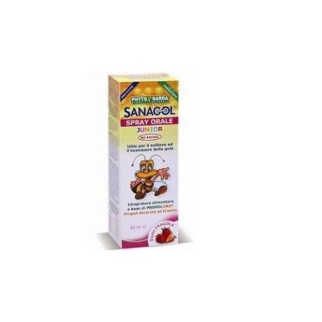 Named Sanagol Spray Junior Propoli Fragola 20 Ml