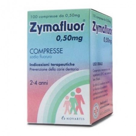 Rottapharm Zymafluor 100 Cpr 0,50 Mg