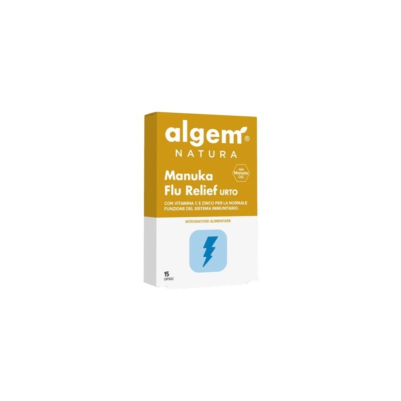 Algem Natura Algem Manuka Flu Relief Urto 15 Capsule