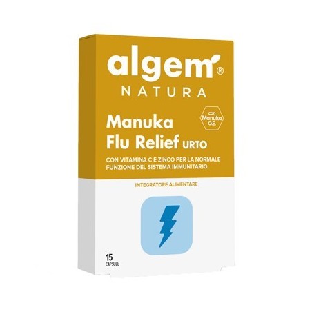 Algem Natura Algem Manuka Flu Relief Urto 15 Capsule