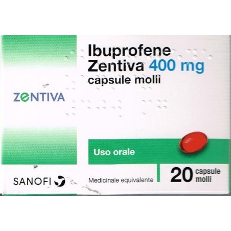 Zentiva Italia Ibuprofene Zentiva 200 Mg Capsule Molli Ibuprofene Zentiva 400 Mg Capsule Molli Medicinale Equivalente