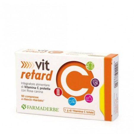 Farmaderbe Vit C Retard 20 Compresse A Rilascio Ritardato