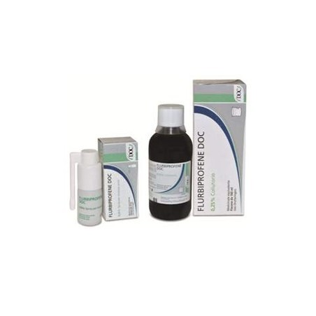 Doc Generici Flurbiprofene Doc 0,25% Collutorio Flurbiprofene Doc 0,25% Spray Per Mucosa Orale Medicinale Equivalente