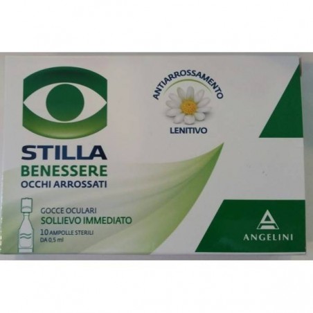 Stilla Benessere Collirio Occhi Arrossati 10 Ampolle 0,5 ml Angelini