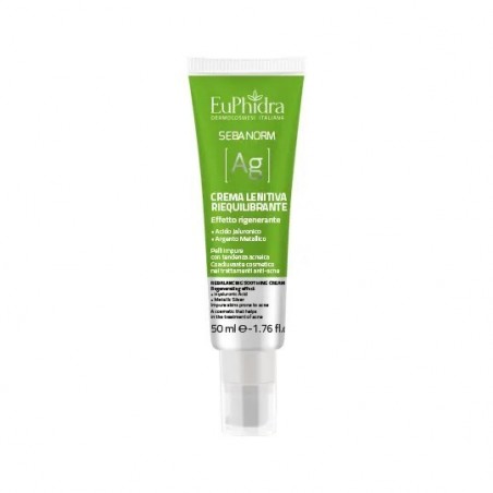 Sebanorm Ag Crema Lenitiva Riequilibrante per Pelli Acneiche 50 ml Euphidra