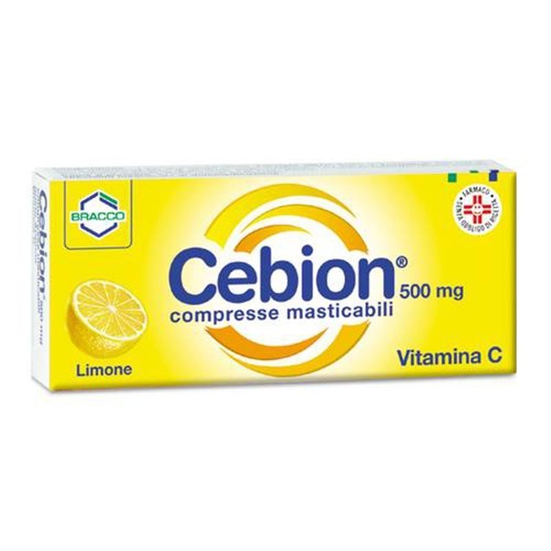 Dompe' Farmaceutici Cebion Masticabile Limone Vitamina C 500 Mg 20 Compresse