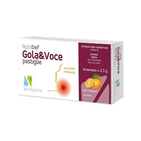 NUTRIDEF GOLA&VOCE ARA 20PAST