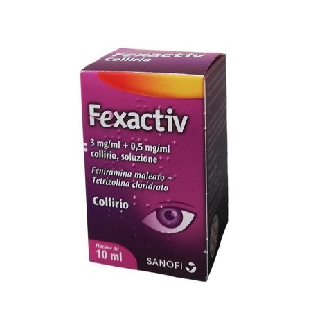 Opella Healthcare Italy Fexactiv 3 Mg/ml + 0,5 Mg/ml Collirio, Soluzione Feniramina Maleato + Tetrizolina Cloridrato