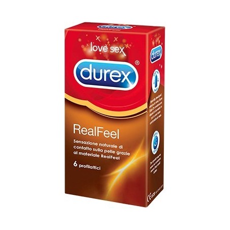 Reckitt Benckiser H. Profilattico Durex Realfeel 6 Pezzi