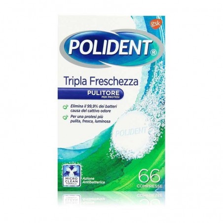 Haleon Italy Polident Tripla Freschezza 66 Compresse