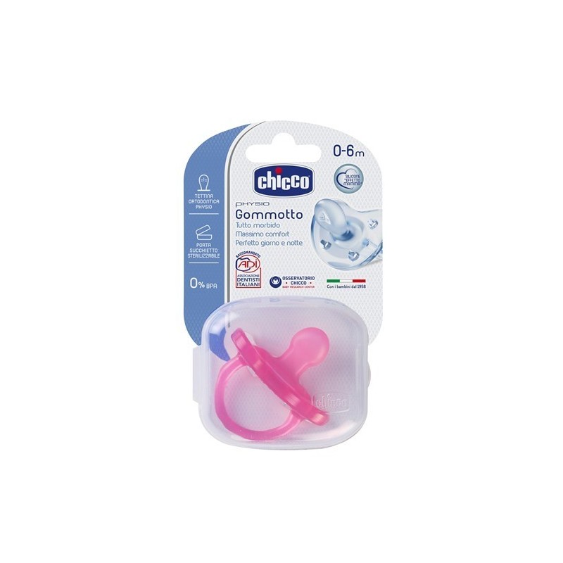 Chicco Gommotto In Silicone Girl 0-6 Mesi 1 Pezzo