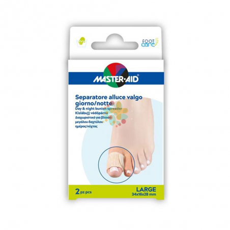 Pietrasanta Pharma Divaricatore Alluce Giorno/notte Master-aid Footcare Large 2 Pezzi D12