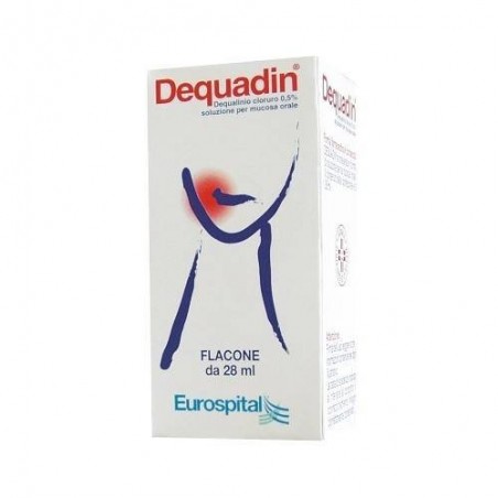 Eurospital Dequadin 0,5% Soluzione Per Mucosa Orale Dequadin 0,5% Spray Per Mucosa Orale Dequalinio Cloruro