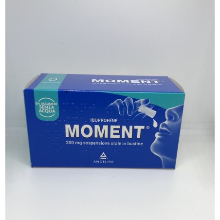 Moment 200 mg Sospensione Orale Antinfiammatorio 8 Bustine