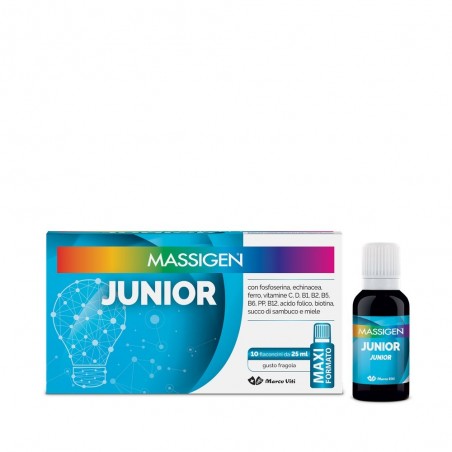 Marco Viti Farmaceutici Massigen Junior 10 Flaconi Da 25 Ml