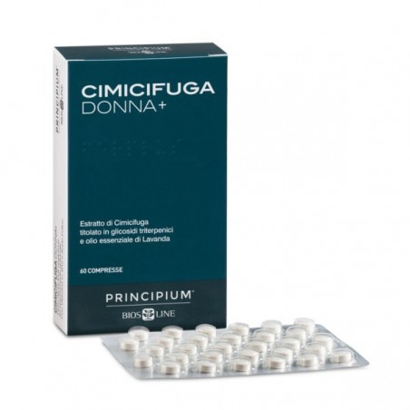 Principium Cimicifuga Donna + Integratore per contrastare i Disturbi della Menopausa 60 Compresse Bios Line