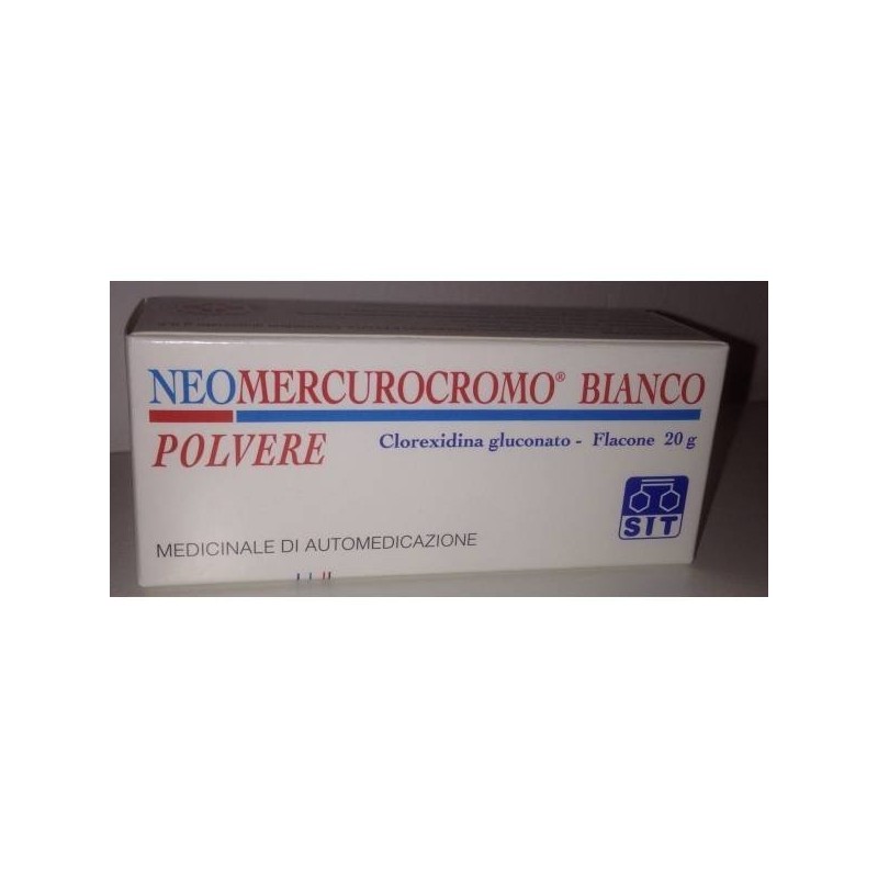 Sit Laboratorio Farmac. Neomercurocromobianco 5 Mg/g Polvere Cutanea Clorexidina Gluconato