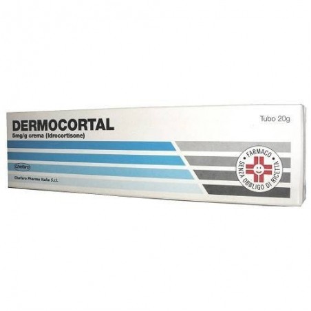 Dermocortal 5 mg/g Idrocortisone Crema Cortisonica 20 grammi