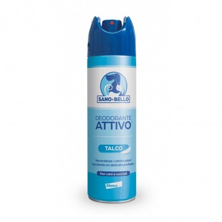 Elanco Italia Sano E Bello Deodorante Attivo Talco 250 Ml