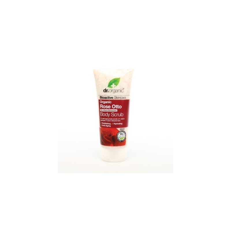 Optima Naturals Dr Organic Rose Otto Rosa Body Scrub Corpo 200 Ml