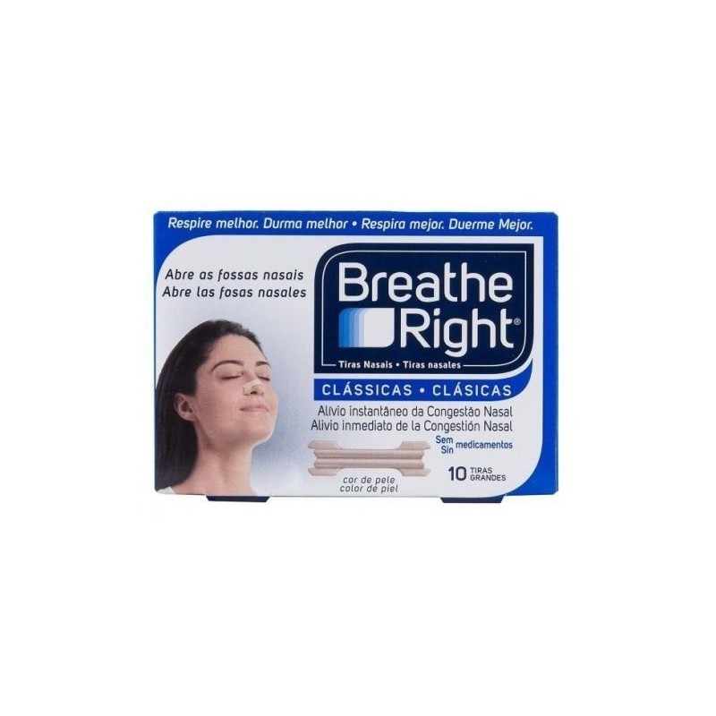 E. Fa. S. Cerotti Nasali Breathe Right Balsamici 10 Pezzi