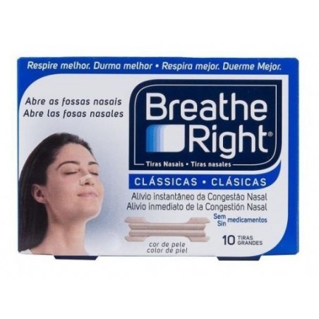 E. Fa. S. Cerotti Nasali Breathe Right Balsamici 10 Pezzi