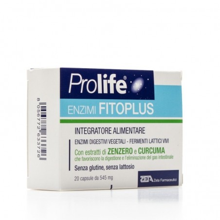 Zeta Farmaceutici Prolife Enzimi Fitoplus 20 Capsule