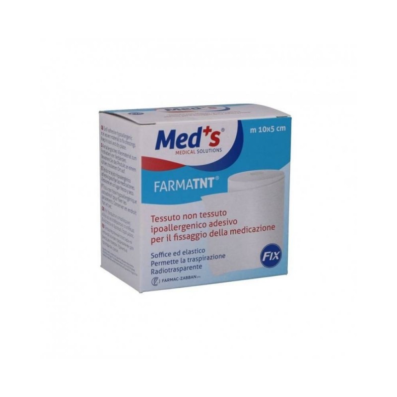 Farmac-zabban Cerotto Meds Tessuto Non Tessuto Fix Ipoallergenico Adesivo 1000x5 Cm