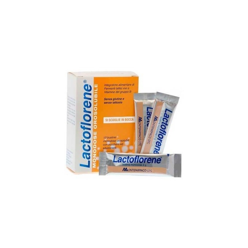 Montefarmaco Otc Lactoflorene Plus 12 Bustine Monodose