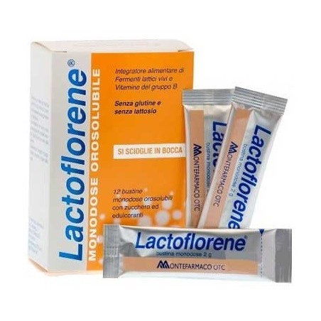 Montefarmaco Otc Lactoflorene Plus 12 Bustine Monodose