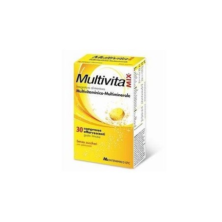 Montefarmaco Otc Multivitamix Senza Zucchero 30 Compresse Effervescenti