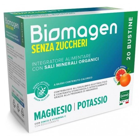 Sofar Biomagen Senza Zuccheri 20 Bustine