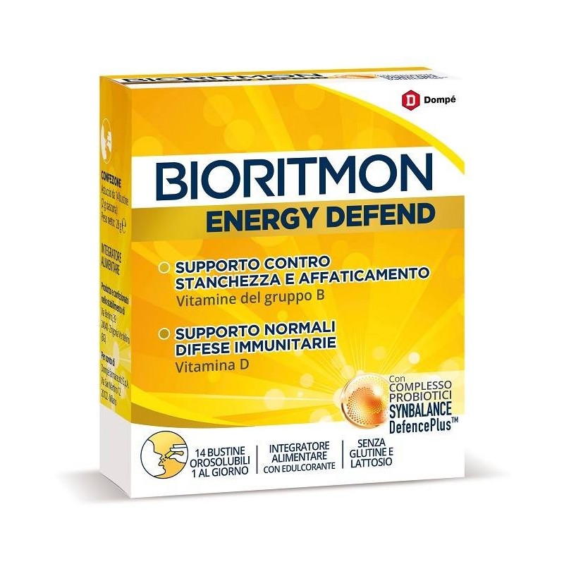 Dompe' Farmaceutici Bioritmon Energy Defend 14 Bustine