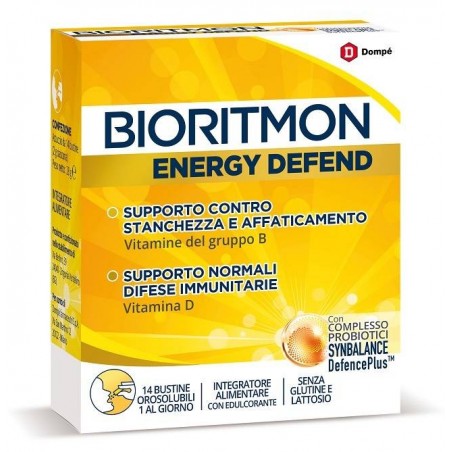 Dompe' Farmaceutici Bioritmon Energy Defend 14 Bustine