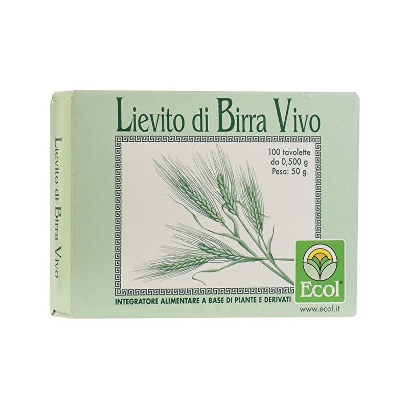 Ecol Lievito Vivo 100 Tavolette 750