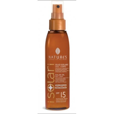 Bios Line Nature's I Solari Olio Solare Viso Corpo Spf 15 150 Ml