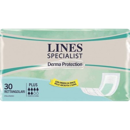 Fater Pannolone Per Incontinenza Lines Specialist Derma Rettangolare 30 Pezzi