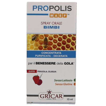 Gricar Chemical Propoli Spray Orale Per Bimbi 15 Ml