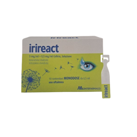 Genetic Irireact 3 Mg/ml + 0,5 Mg/ml Collirio, Soluzione In Contenitore Monodose